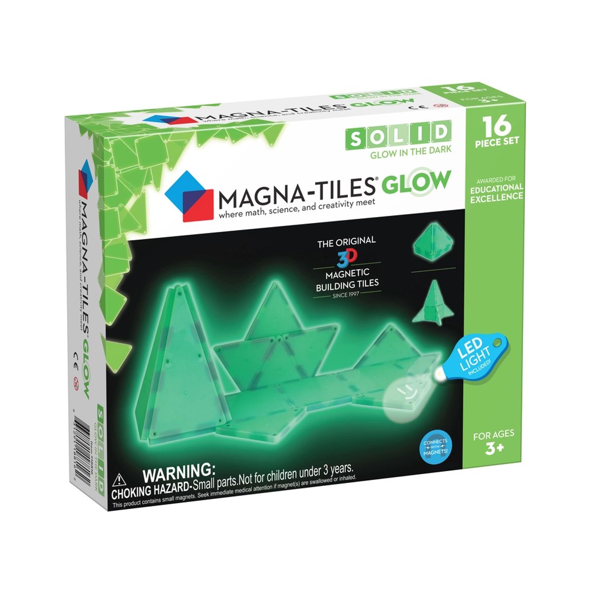 Magna-Tiles Glow expansion sæt 16 stk