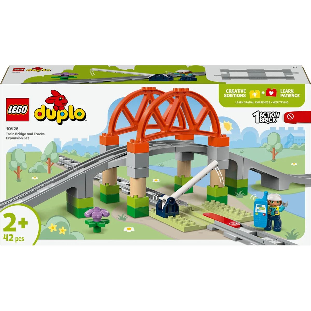 10426 LEGO DUPLO Town Togbro og spor udvidelsessæt