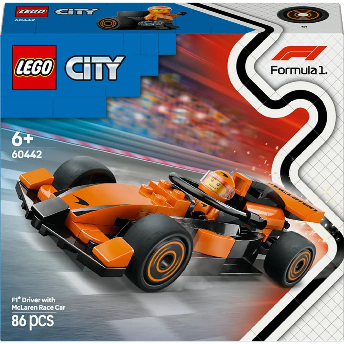 60442 LEGO City F1®-kører med McLaren-racerbil