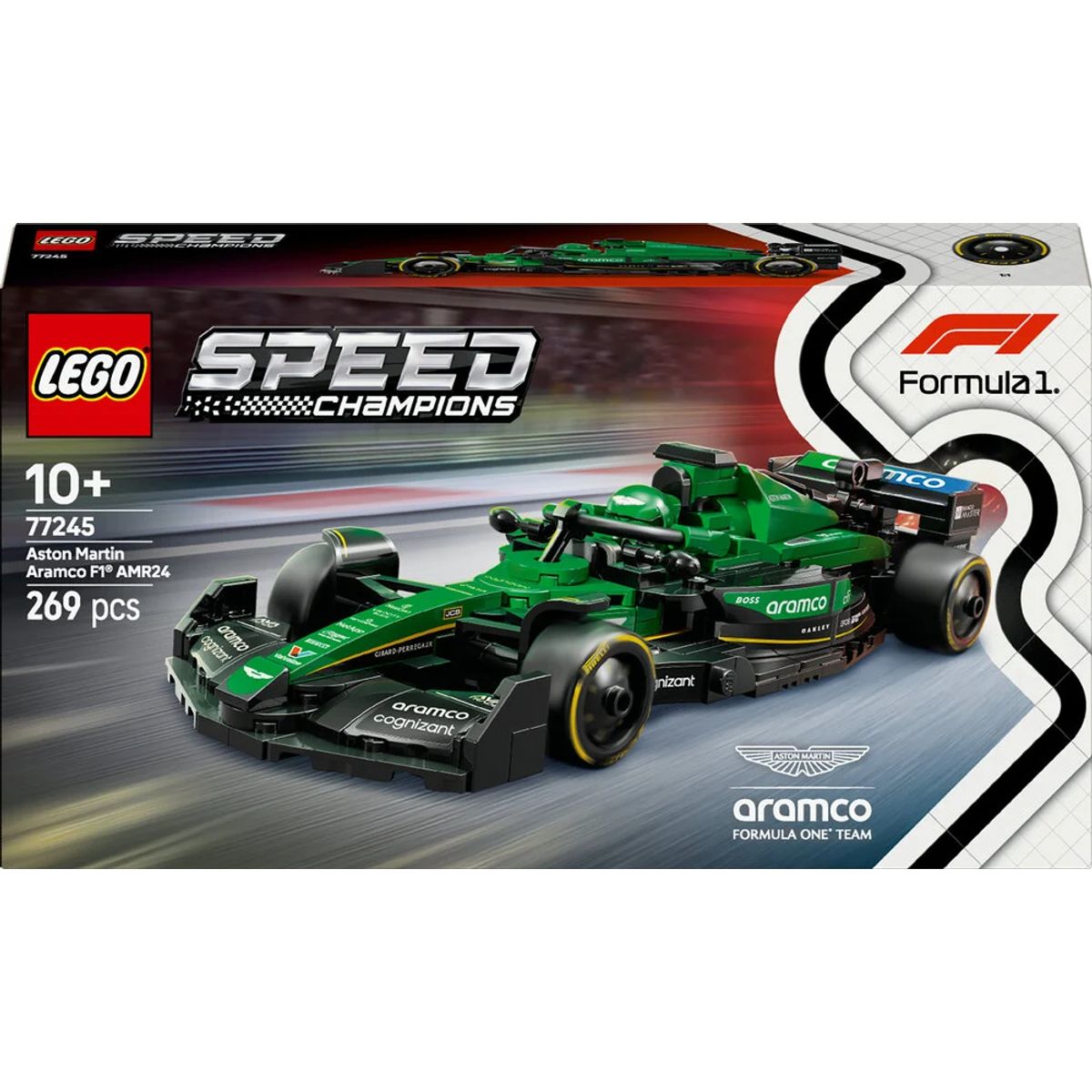 77245 LEGO Speed Champions Aston Martin Aramco F1® AMR24-racerbil