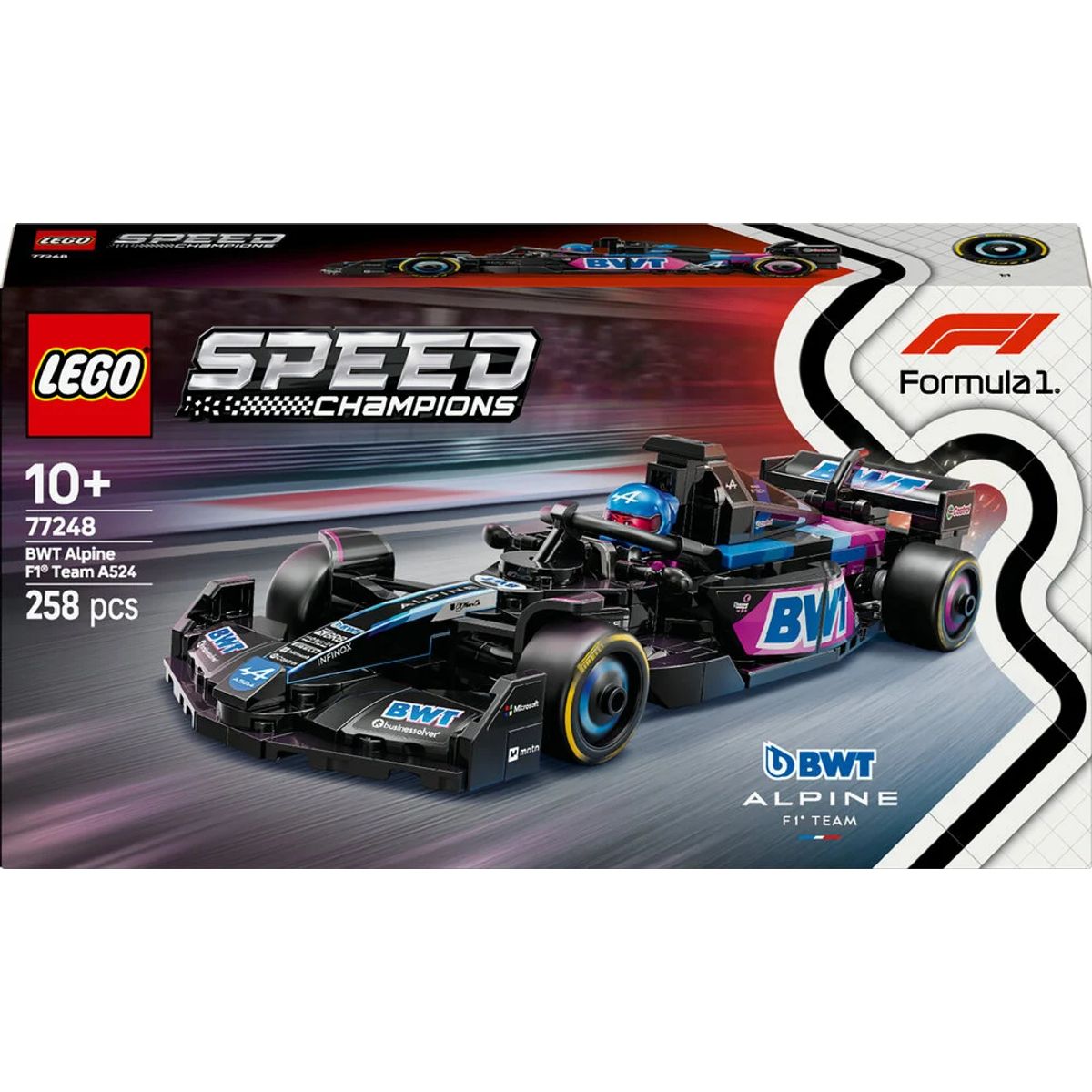 77248 LEGO Speed Champions BWT Alpine F1® Team A524-racerbil