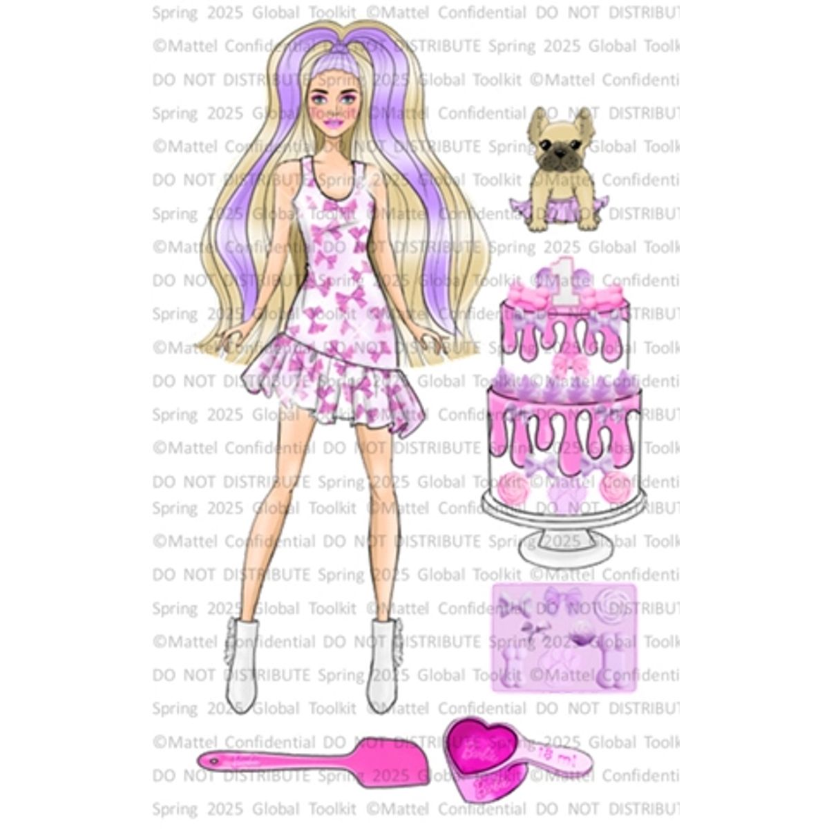 Barbie Party Unboxed Blond Dukke