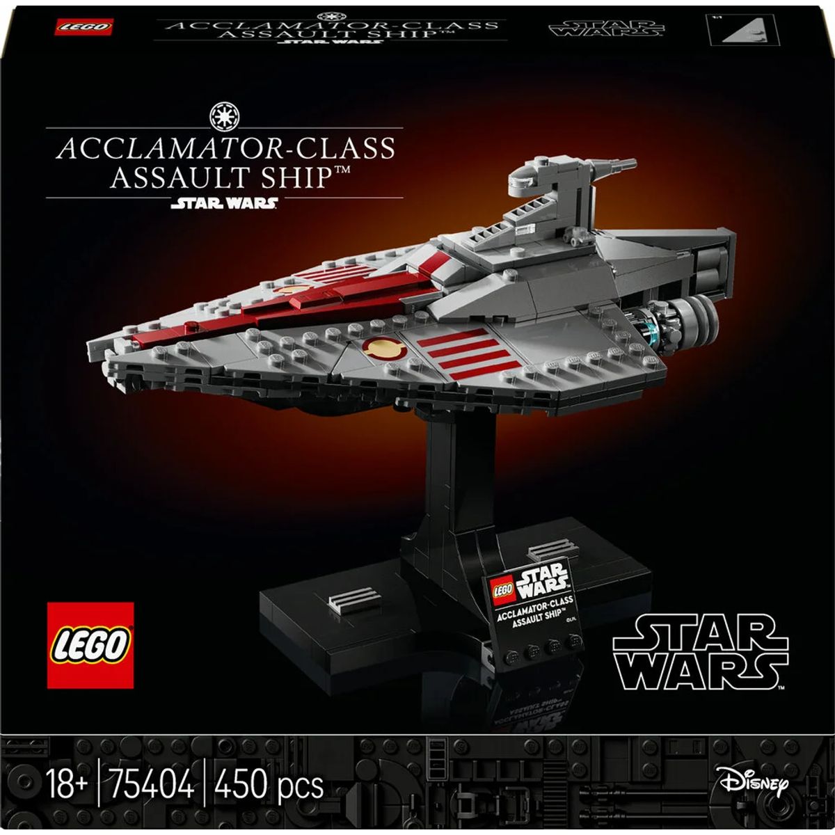 75404 LEGO Star Wars Angrebsskib af Acclamator-klassen