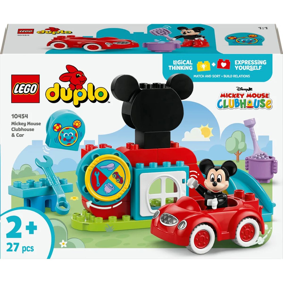 10454 LEGO DUPLO Disney Mickeys klubhus og bil