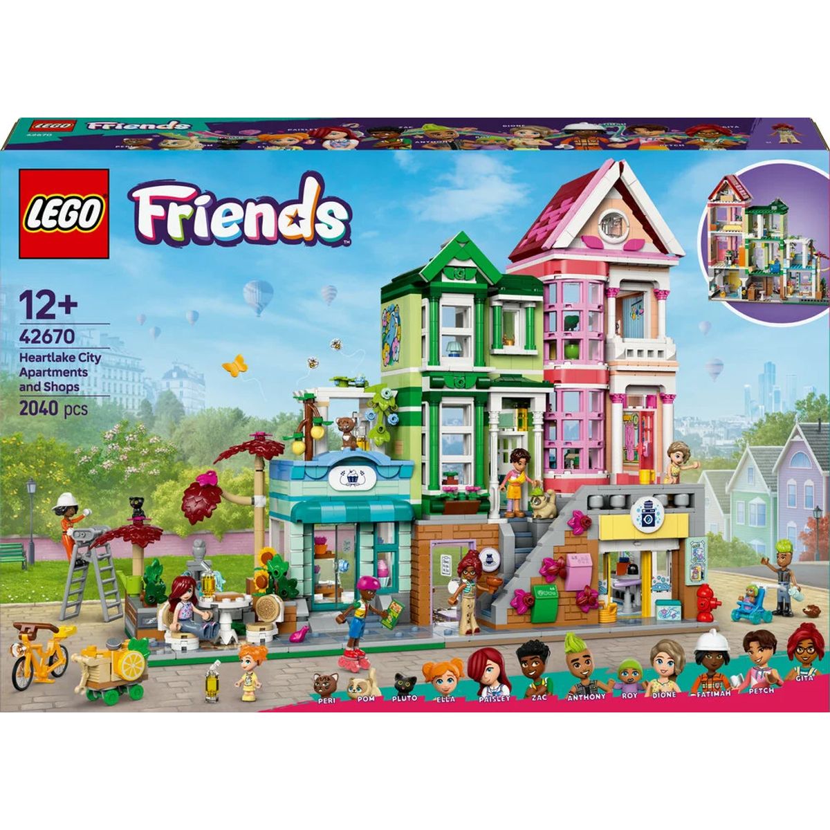 42670 LEGO Friends Heartlake City lejligheder og butikker