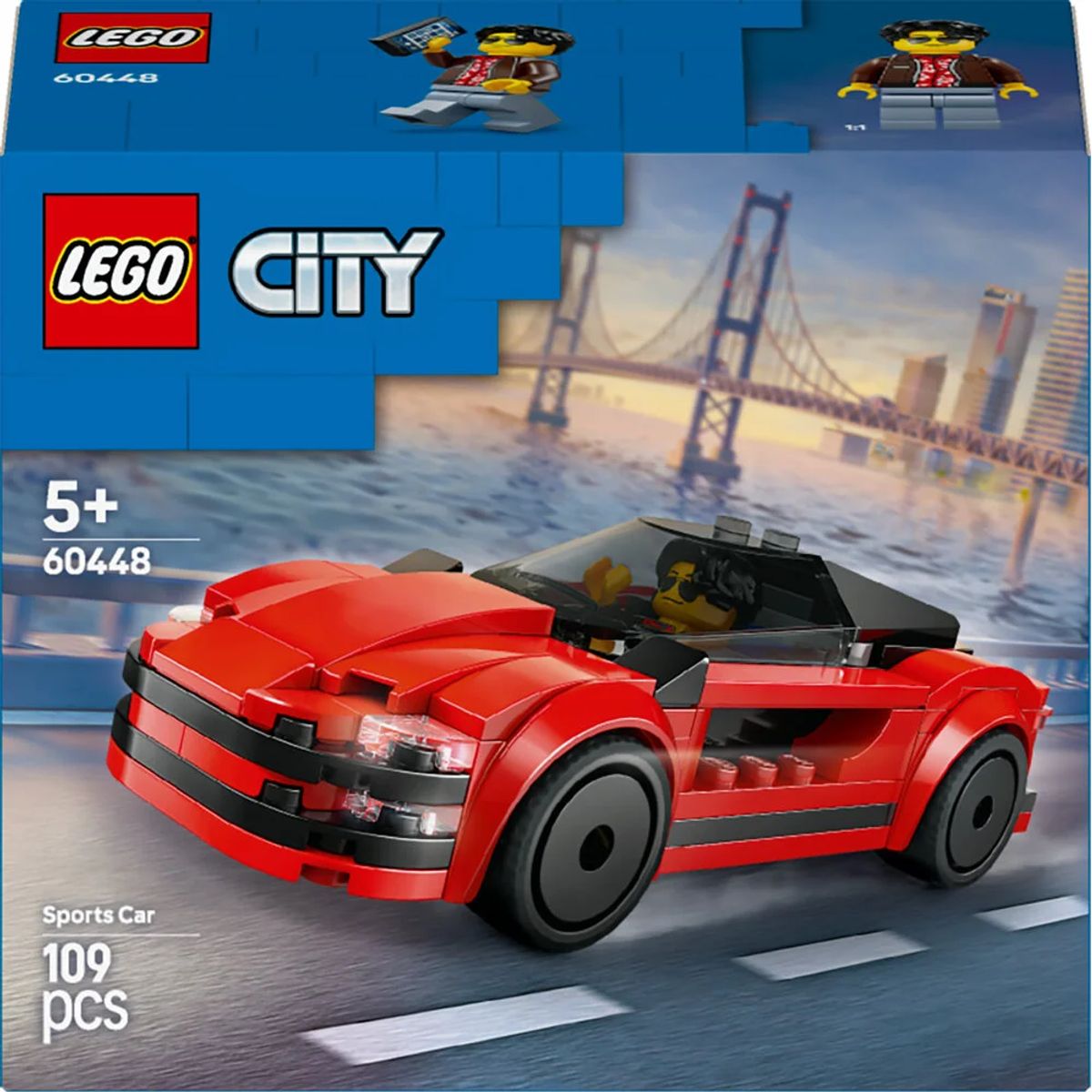 60448 LEGO City Great Vehicles Rød sportsvogn