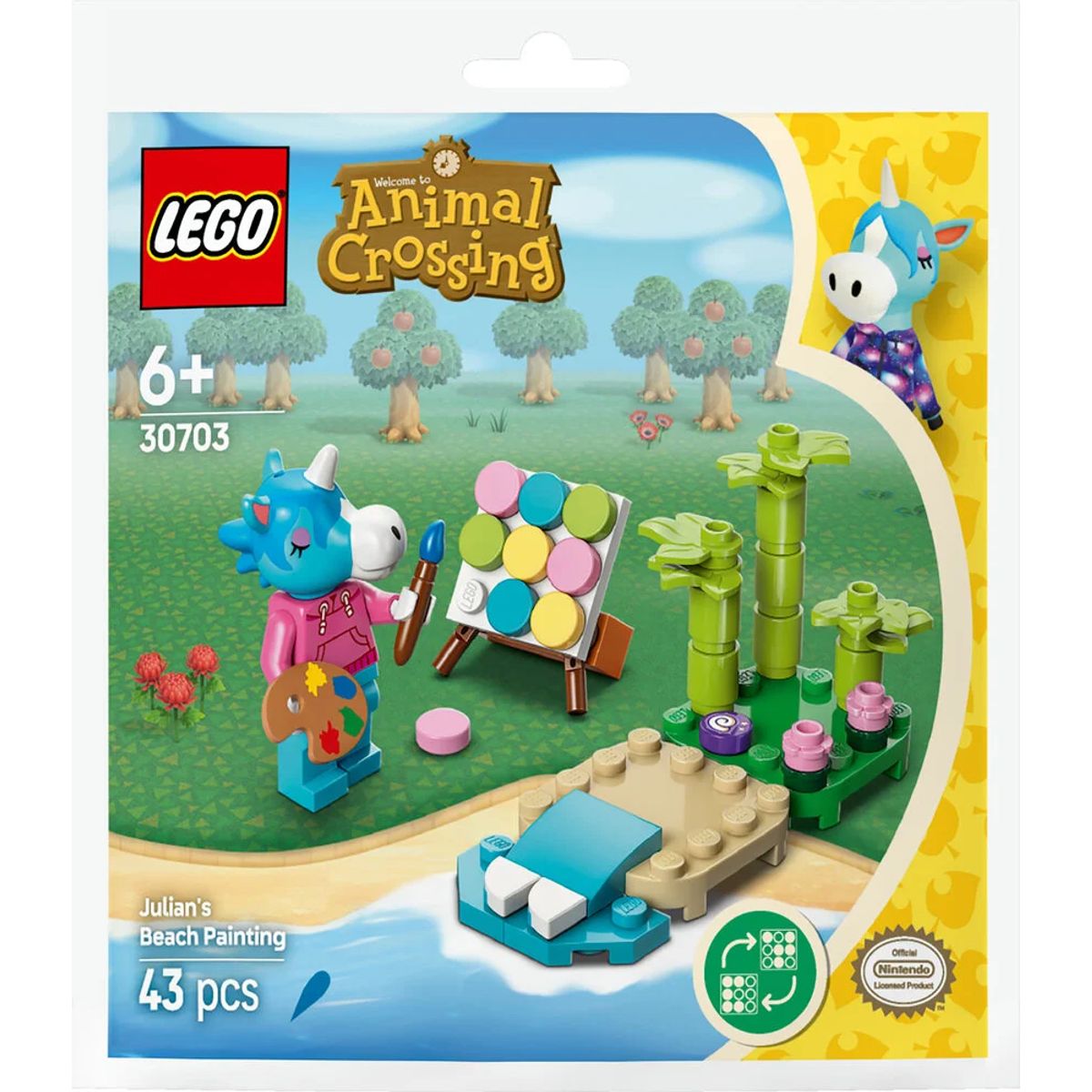 30703 LEGO Animal Crossing Strandmaleri med Julian