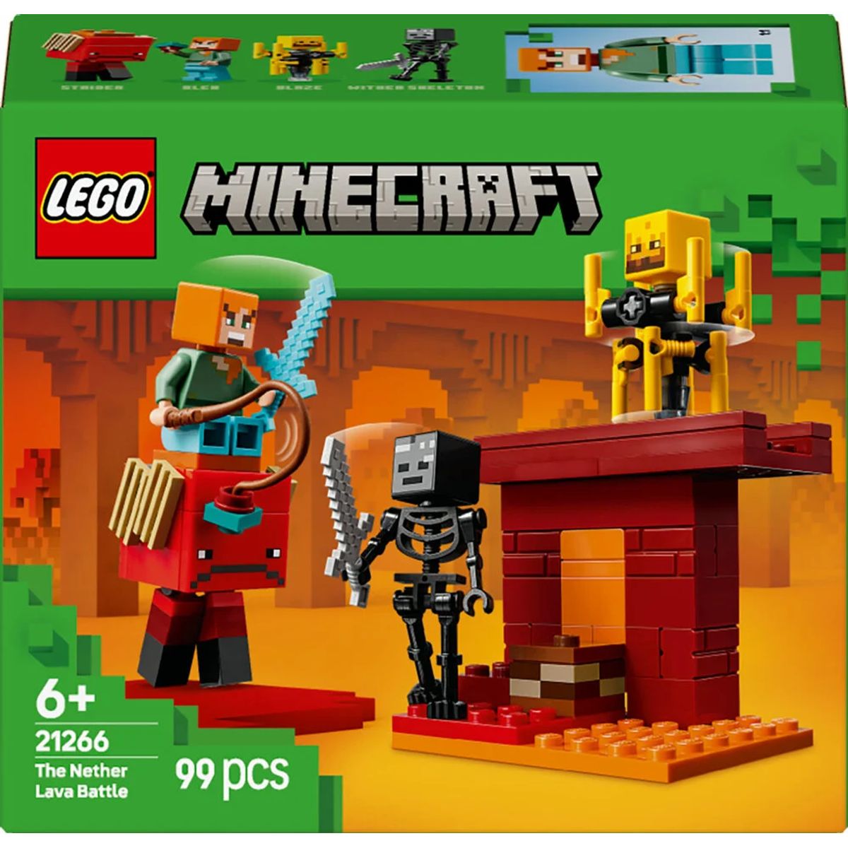 21266 LEGO Minecraft Nether-lavakampen