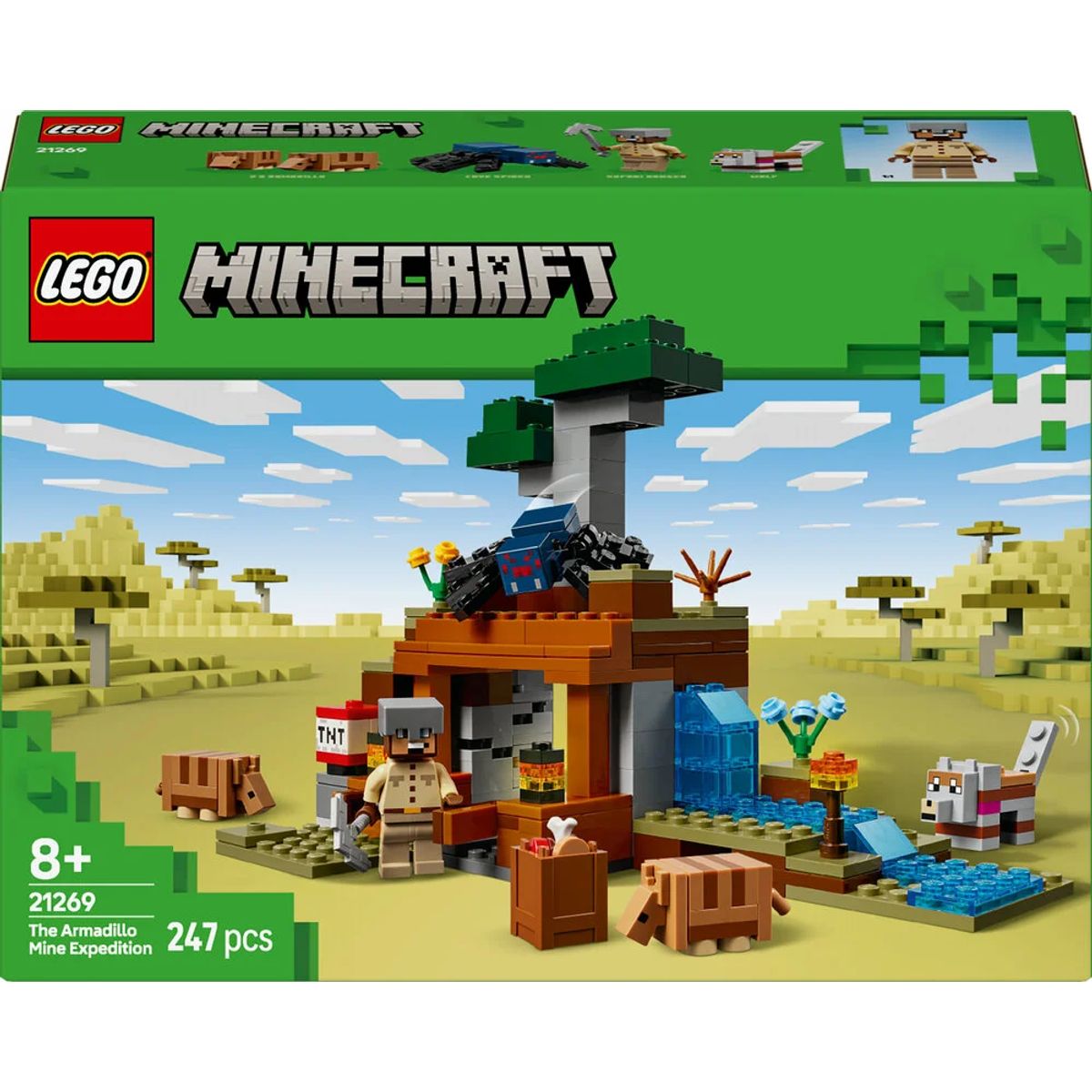 21269 LEGO Minecraft Bæltedyrs-mineekspeditionen