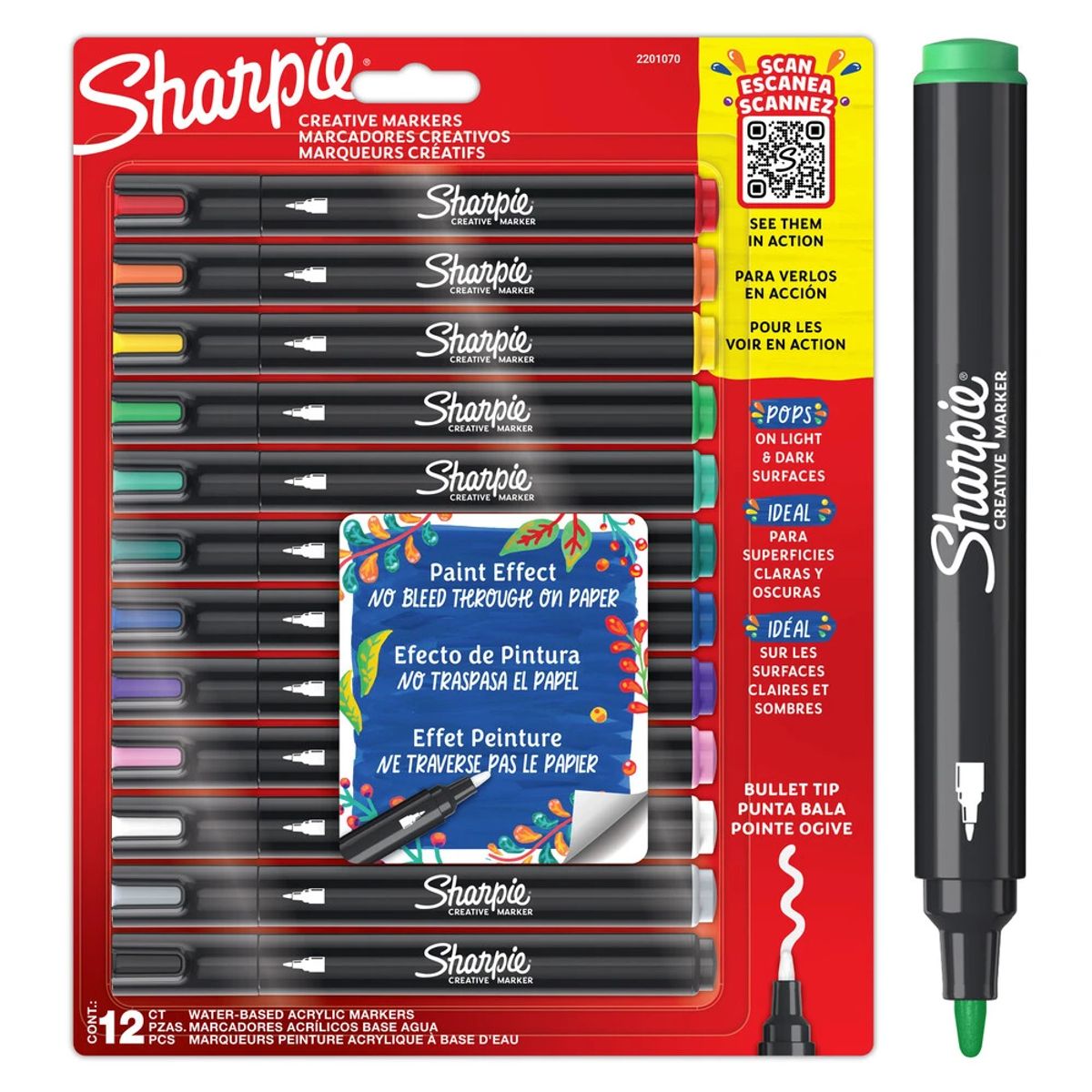 Sharpie Creative paint marker 12 ASS