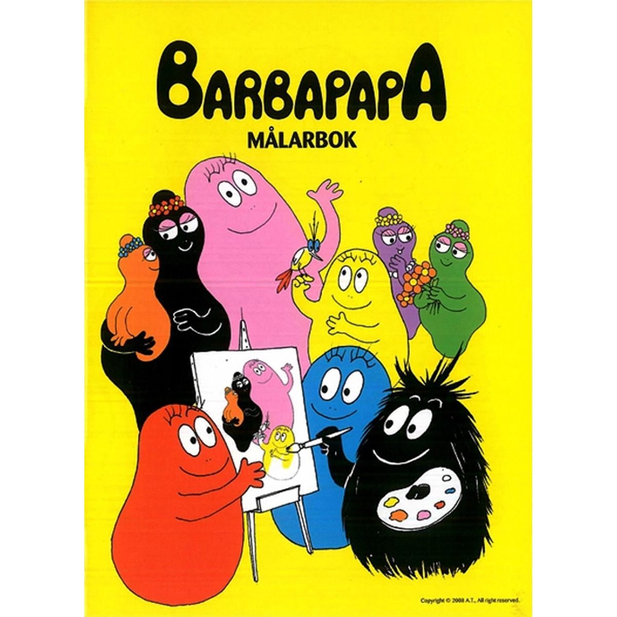 Barbapapa målarbok