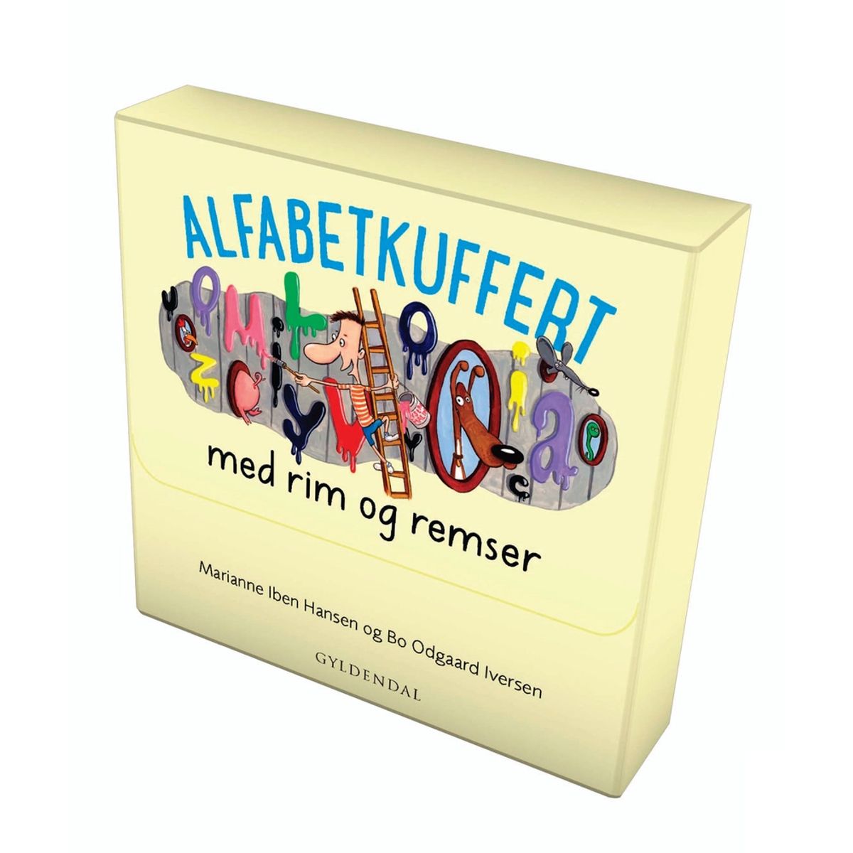 Alfabetkuffert med rim og remser