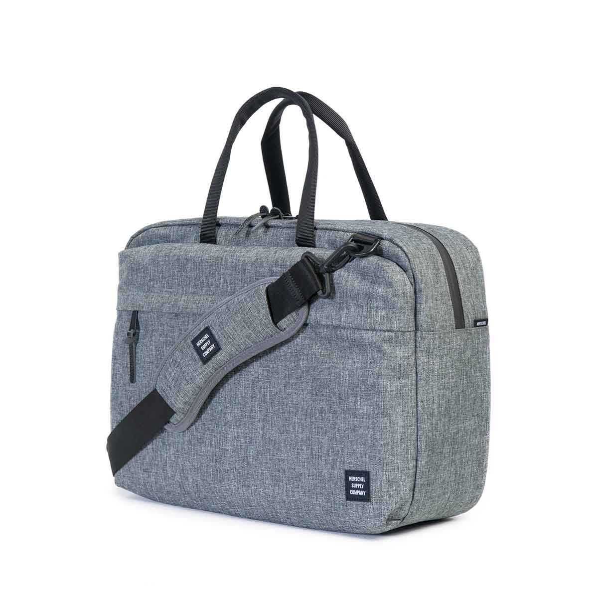 Herschel Sandford Messenger Skuldertaske Raven Crosshatch