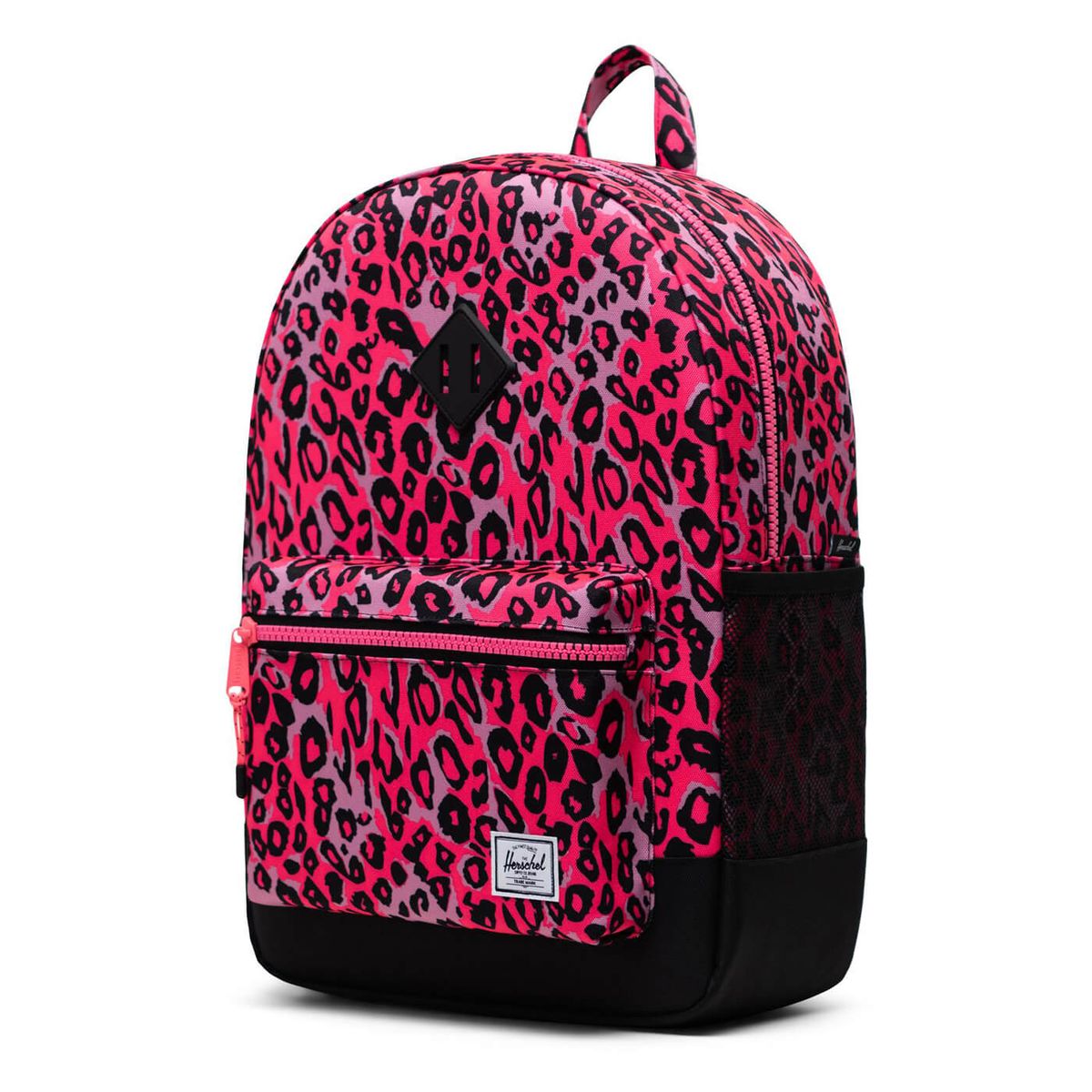 Herschel Heritage Rygsæk Youth Cheetah Camo Neon Pink/Black 20L