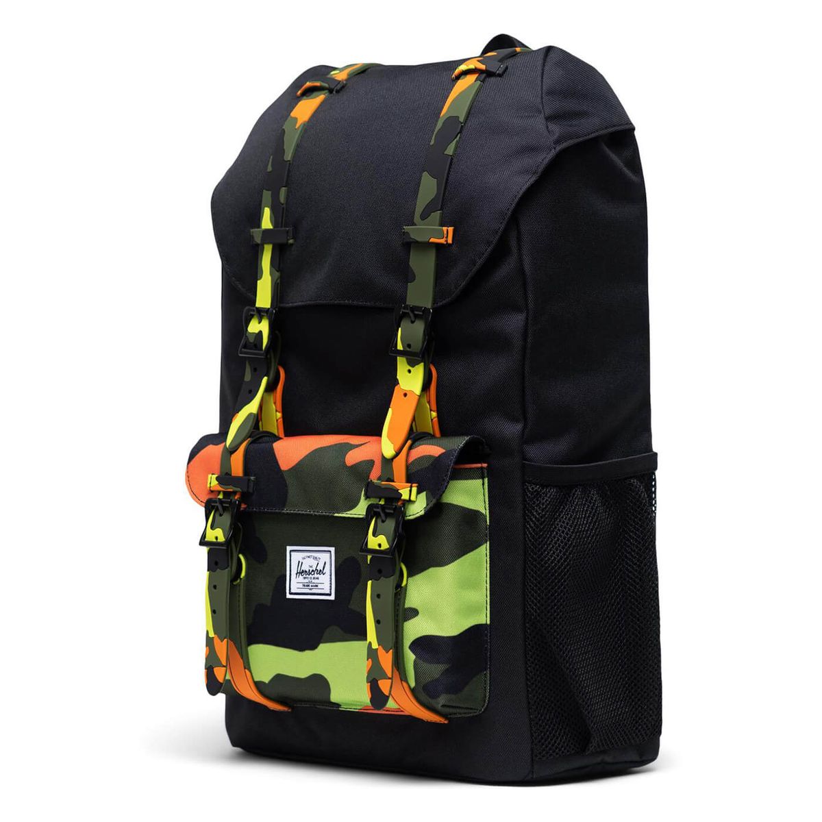 Herschel Little America Rygsæk Sort/Neon Camo 18L