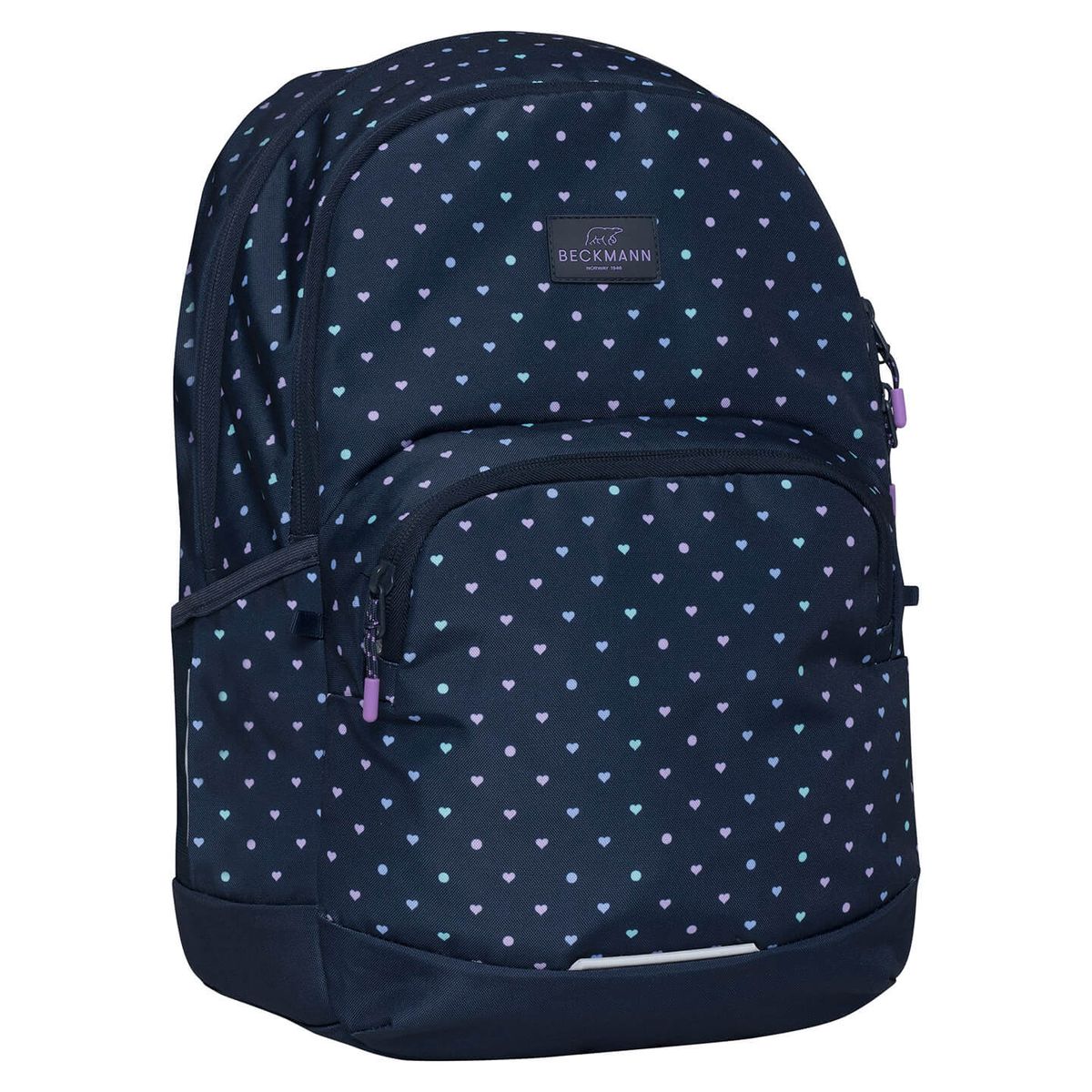 Beckmann Sport Jr.Taske 30L Blue Hearts