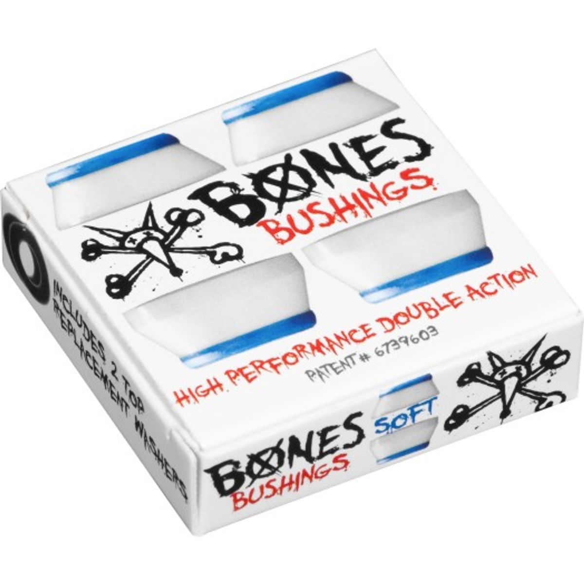 Bones Bushing Soft 81A White/Blue