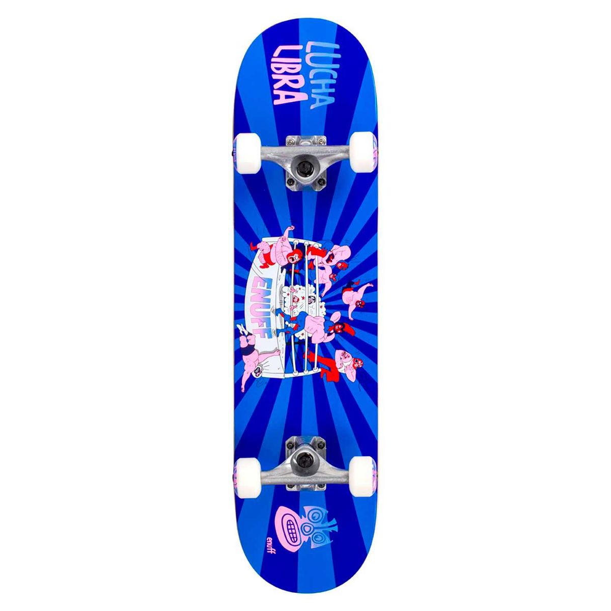 Enuff Skateboard Lucha Libre Blue Blue 7.75 x 31.5