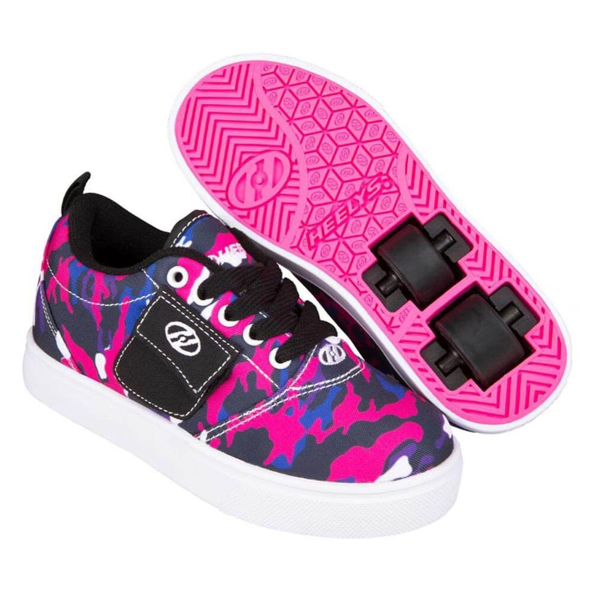 Heelys Pro 20 X2 Rullesko Sort/Pink/Camo