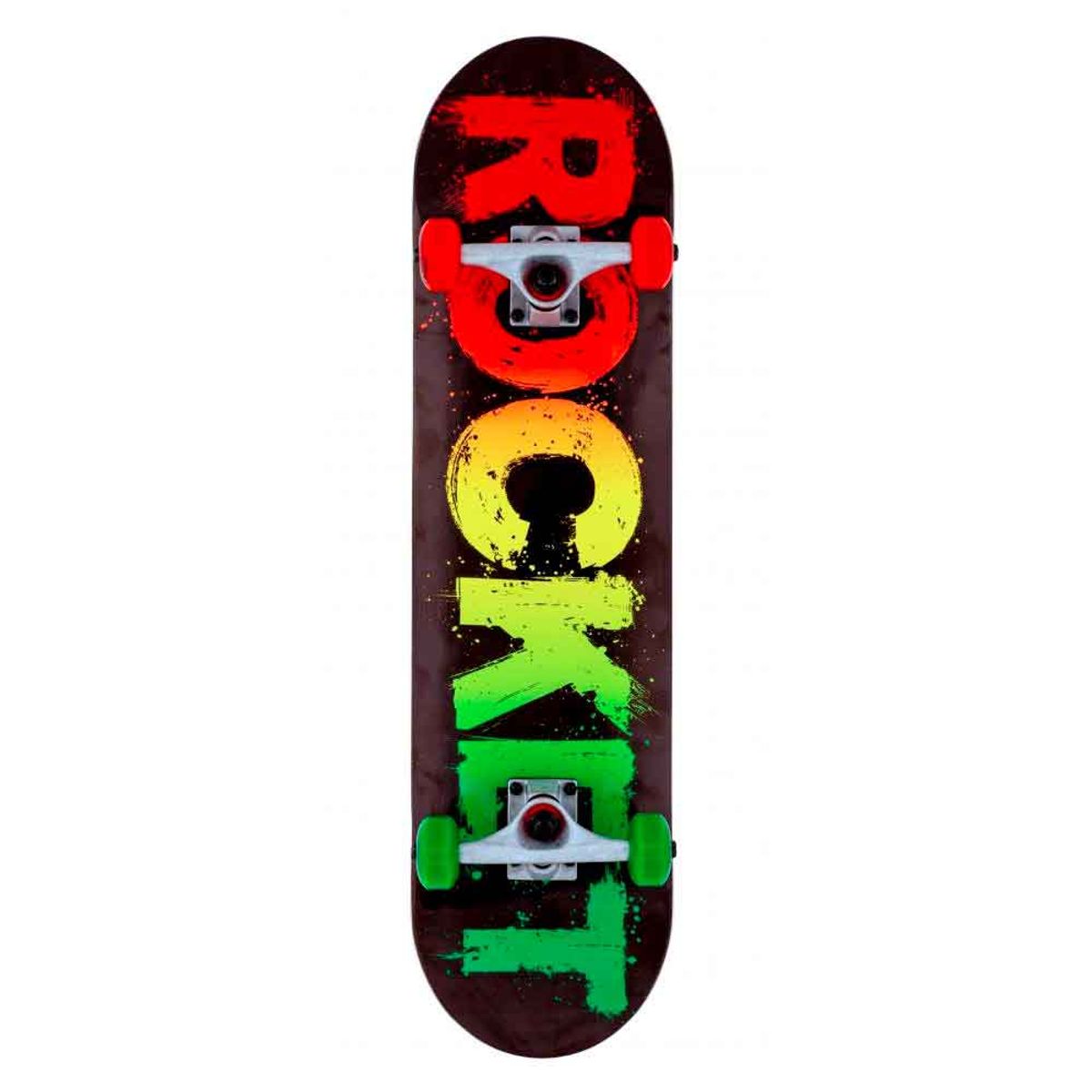 Rocket Skateboard Rasta Fade 8 x 31.5