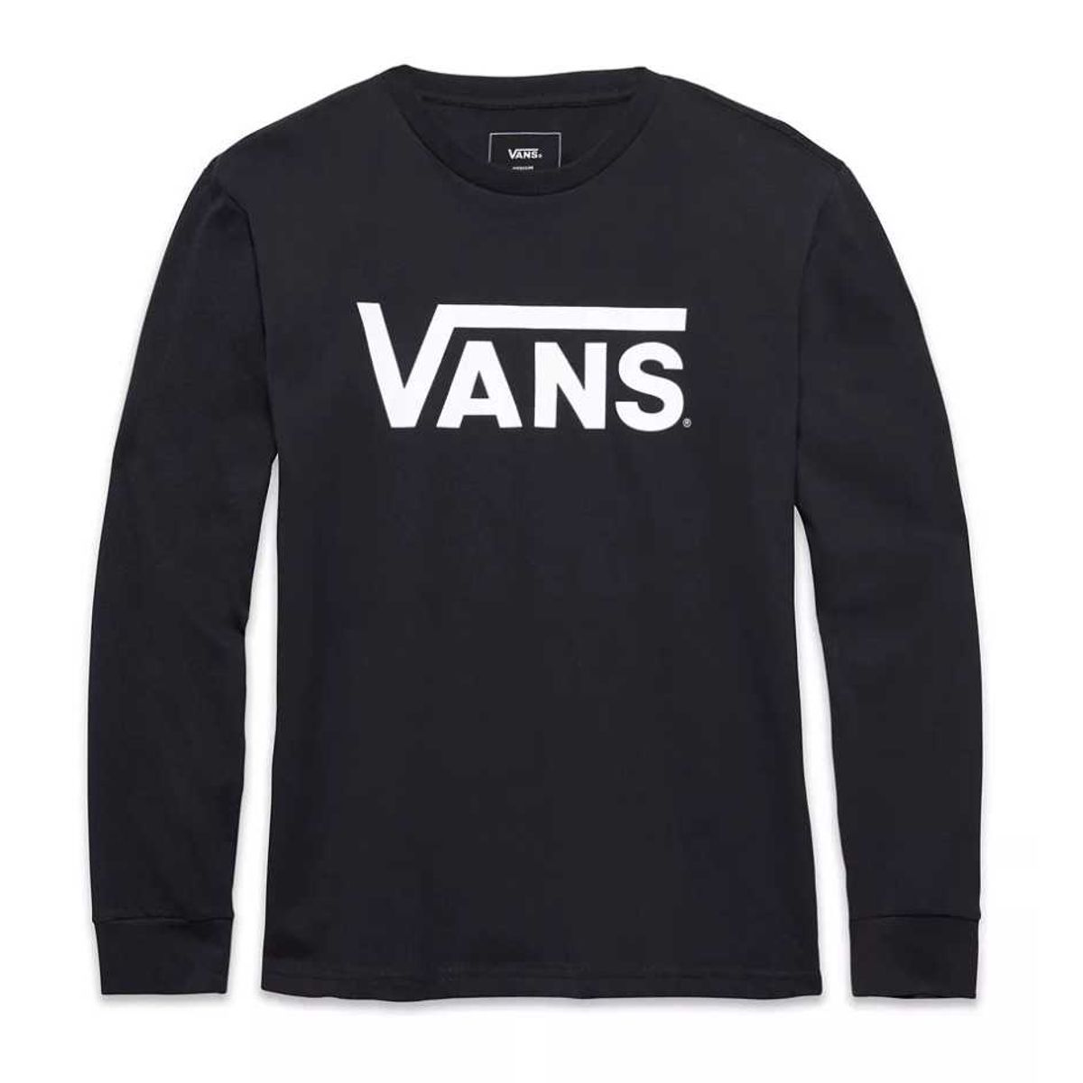 Vans Langærmet T-Shirt til børn Sort/Hvid