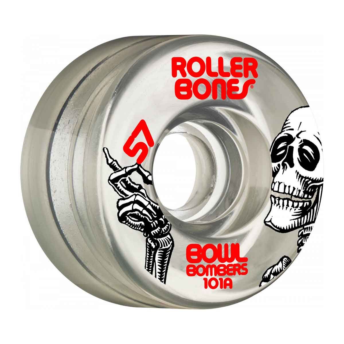 Rollerbones Bowl Bombers Wheel 57 mm 101A Clear 8pk