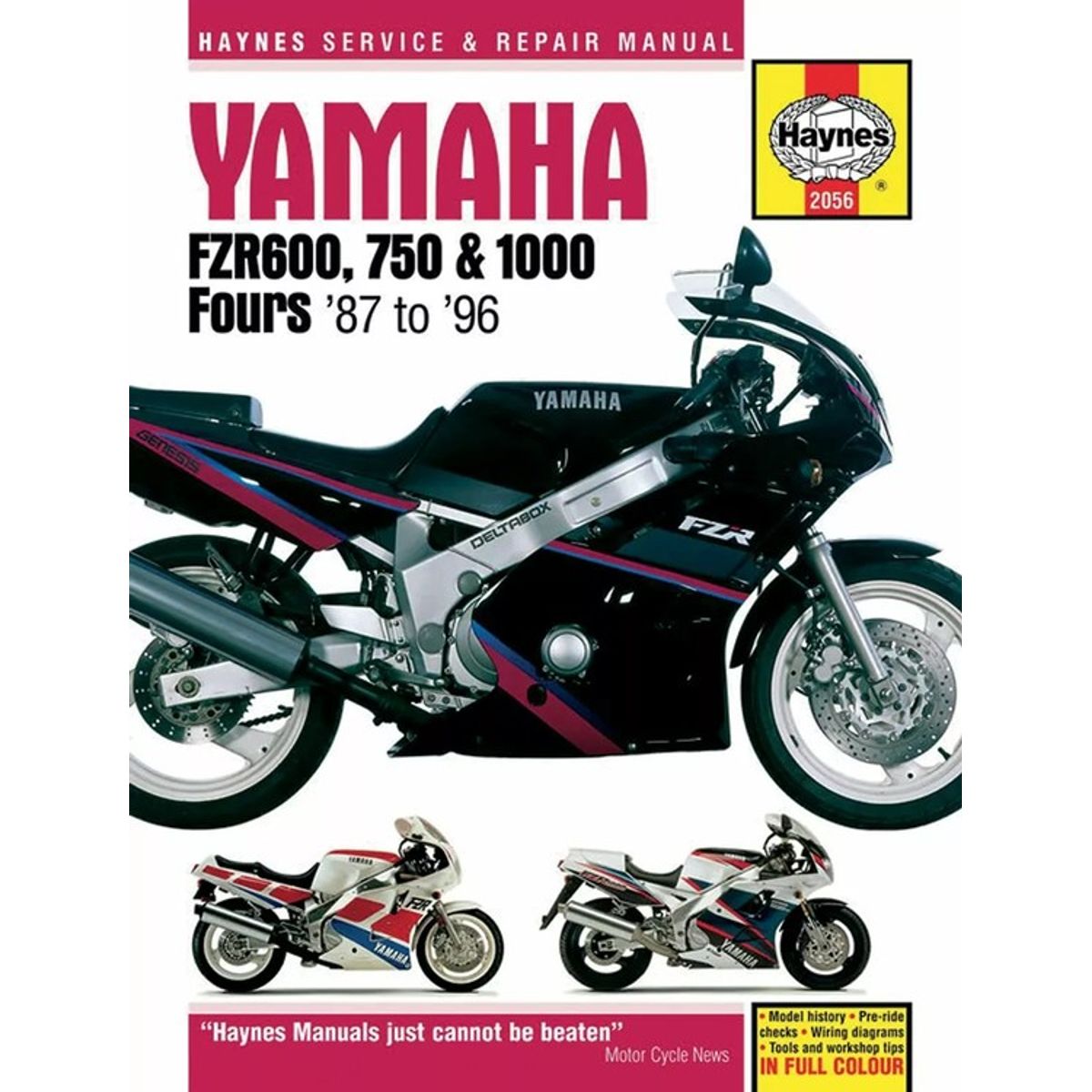 Haynes Service Manual Yamaha FZR600/750/1000(87-96)