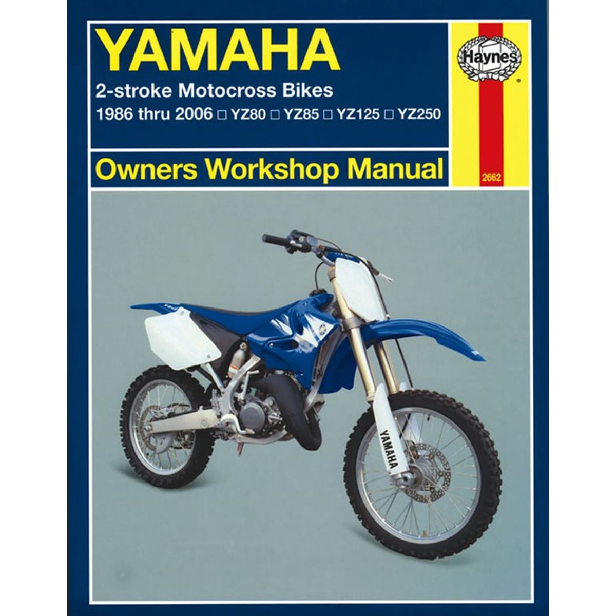 Haynes Service Manual Yamaha YZ 80 85 125 250 2T (86-06)