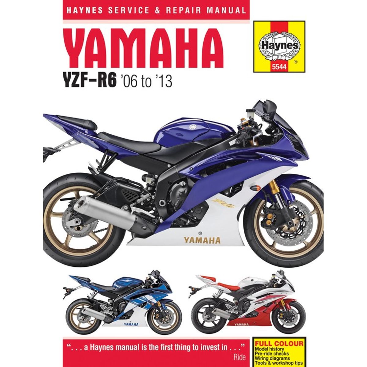 Haynes Service Manual Yamaha YZF-R6(06-13)