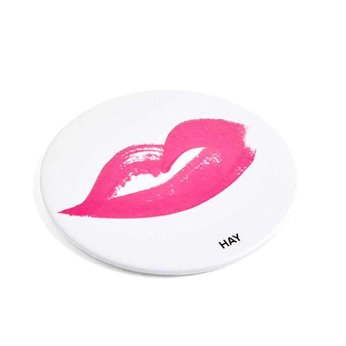 Pocket Mirror, pink lips