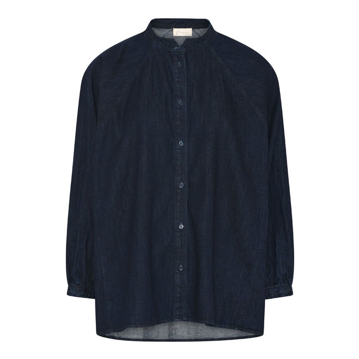 Tokyo ls Short Denim Shirt dark blue