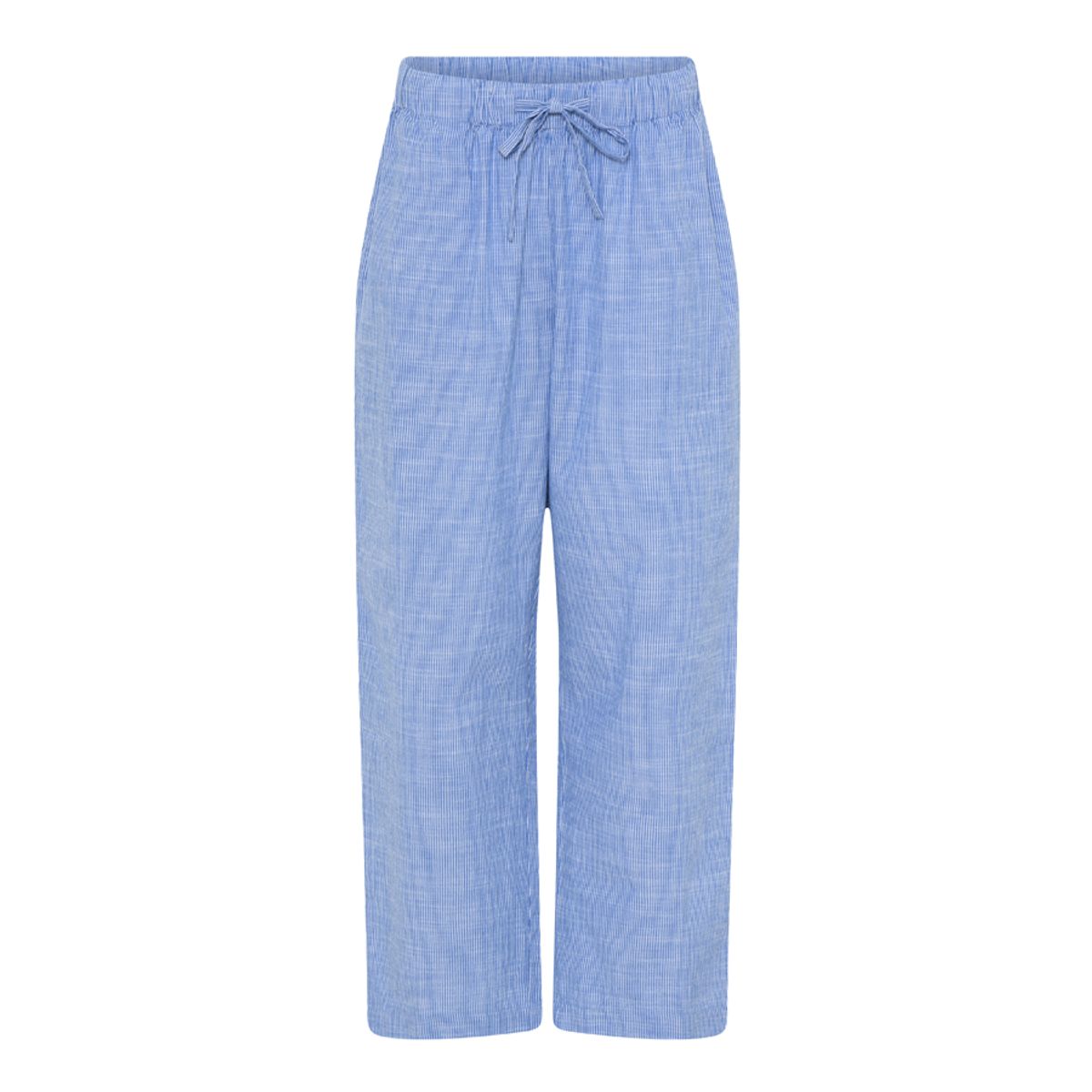 Sydney String Long Pant - Medium blue stripe, S