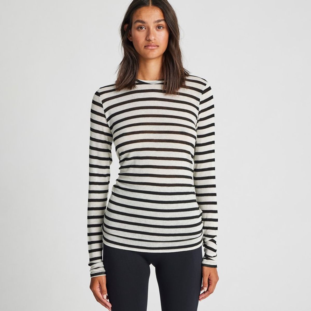 Thyra L/S Sailor Wool Top - S