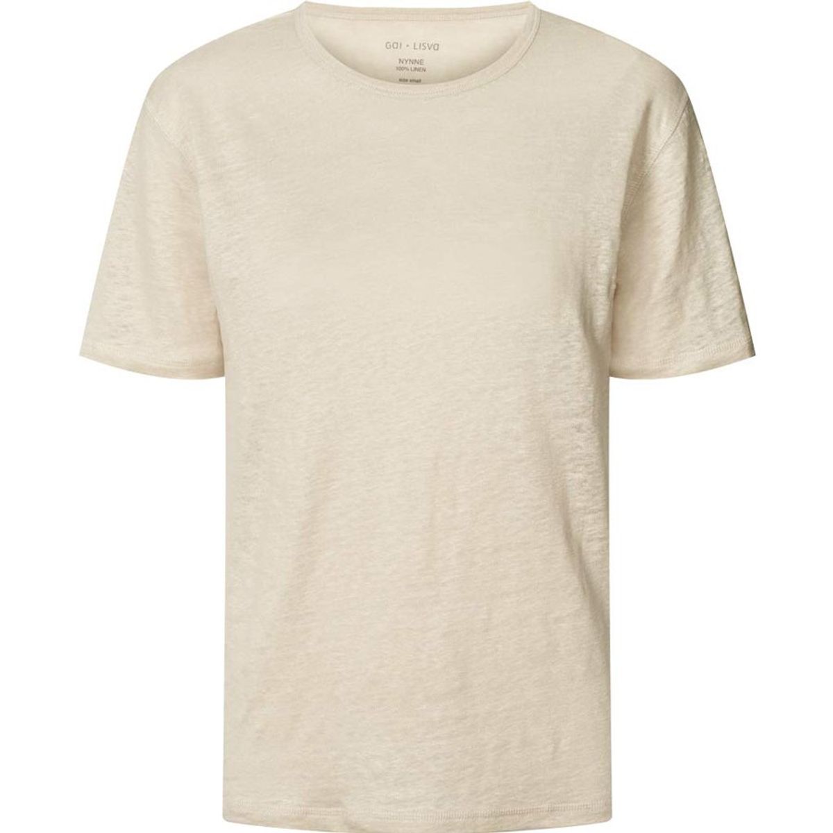 Nynne S/S Linen T-shirt moonstruck - S