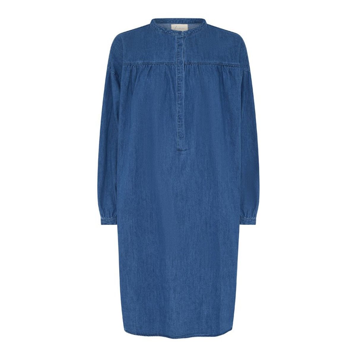 Paris ls Denim Dress clear blue denim