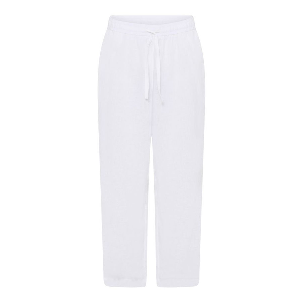 Sydney Linen String Long Pant bright white - S