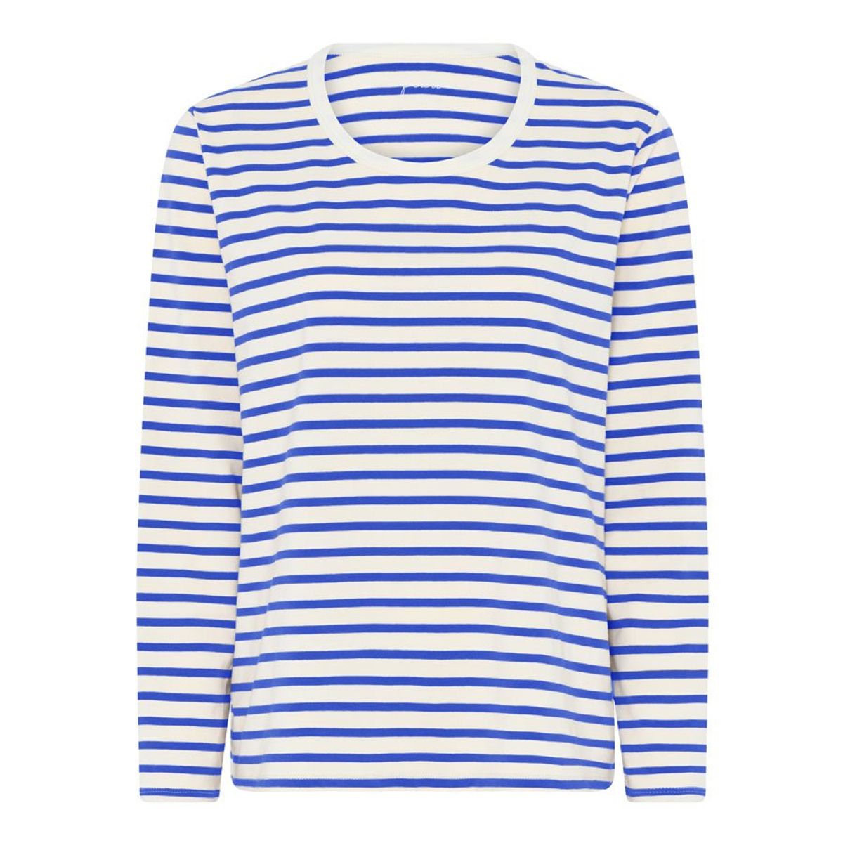 Panama Cotton Ls Loose Top amparo blue stripe - S/M