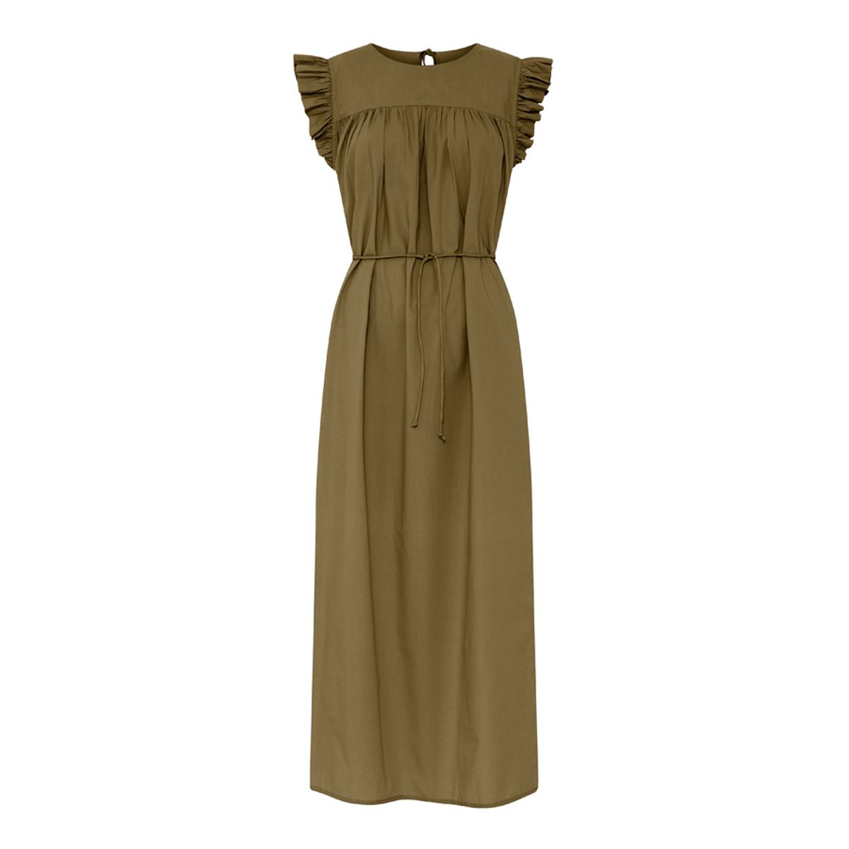 Stockholm sl Long Dress military olive