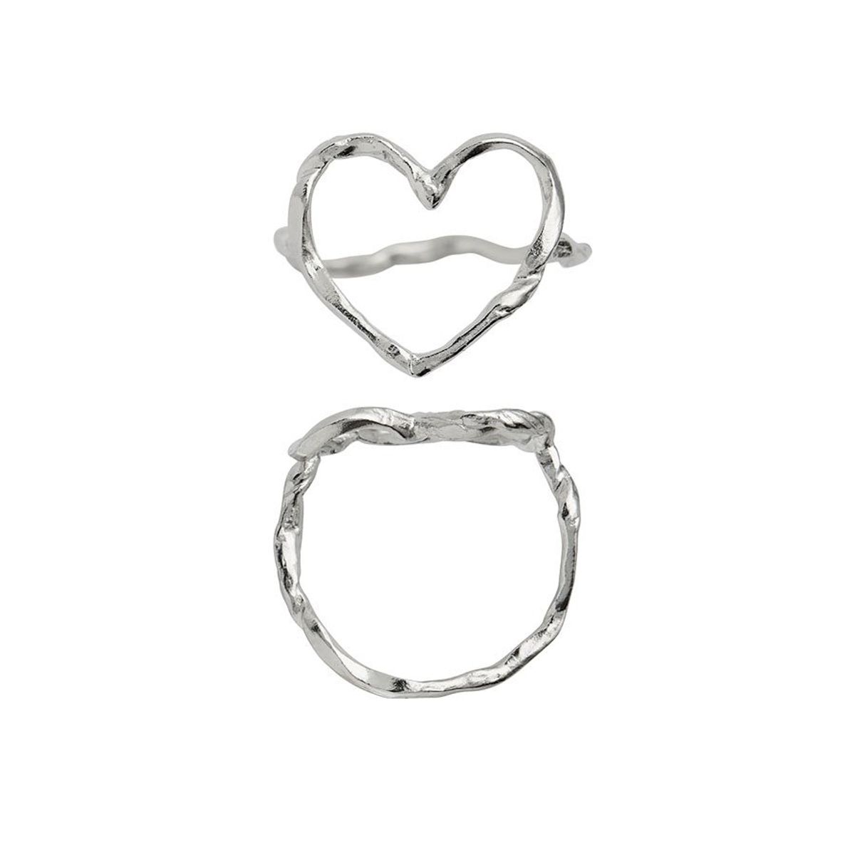 Funky Heart Ring - 58