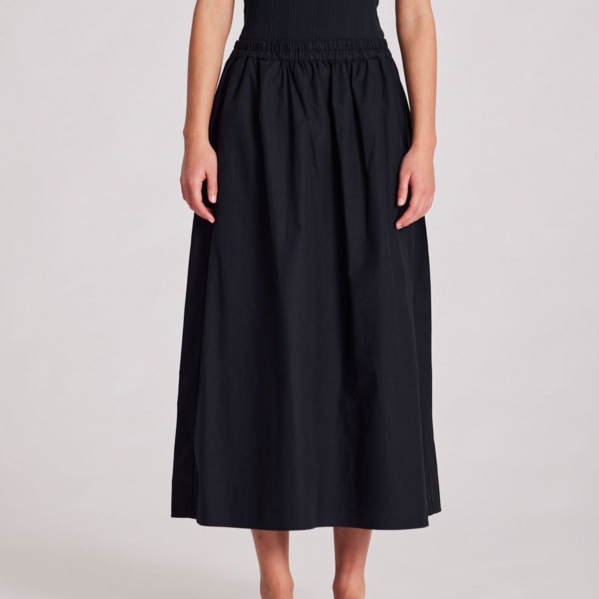 Astrid Long Skirt Poplin - XS