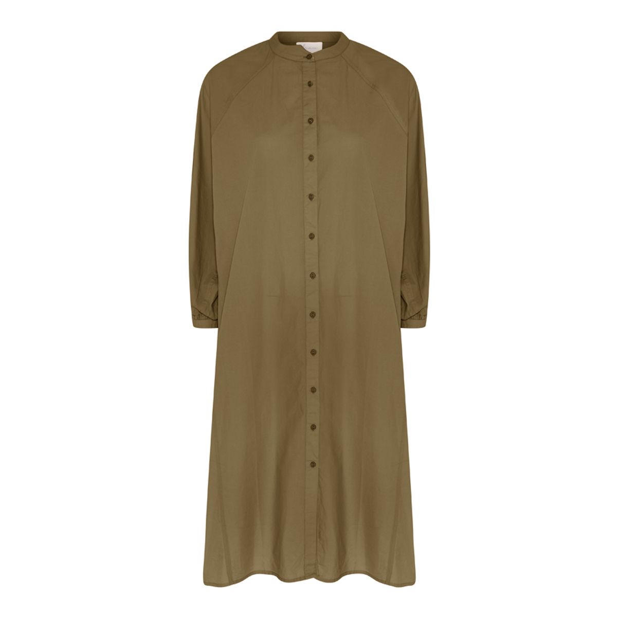 Tokyo ls long shirt dress military olive