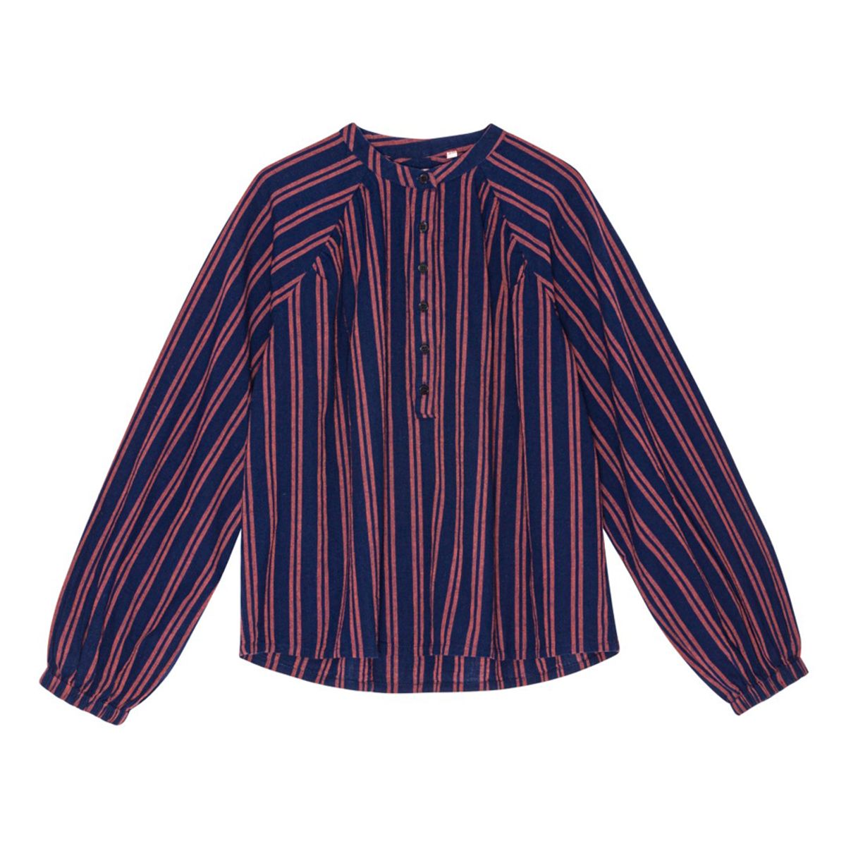 Bolster Stripe Blouse w. gatherings - S/M