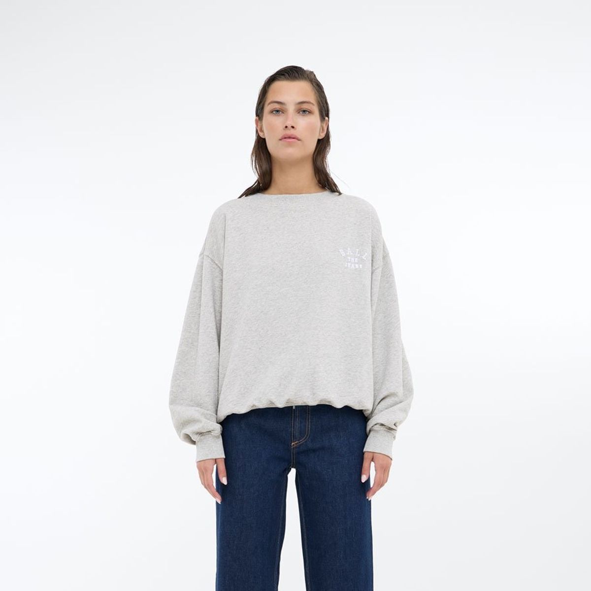 Savona Crewneck gråmeleret - Gråmeleret, M