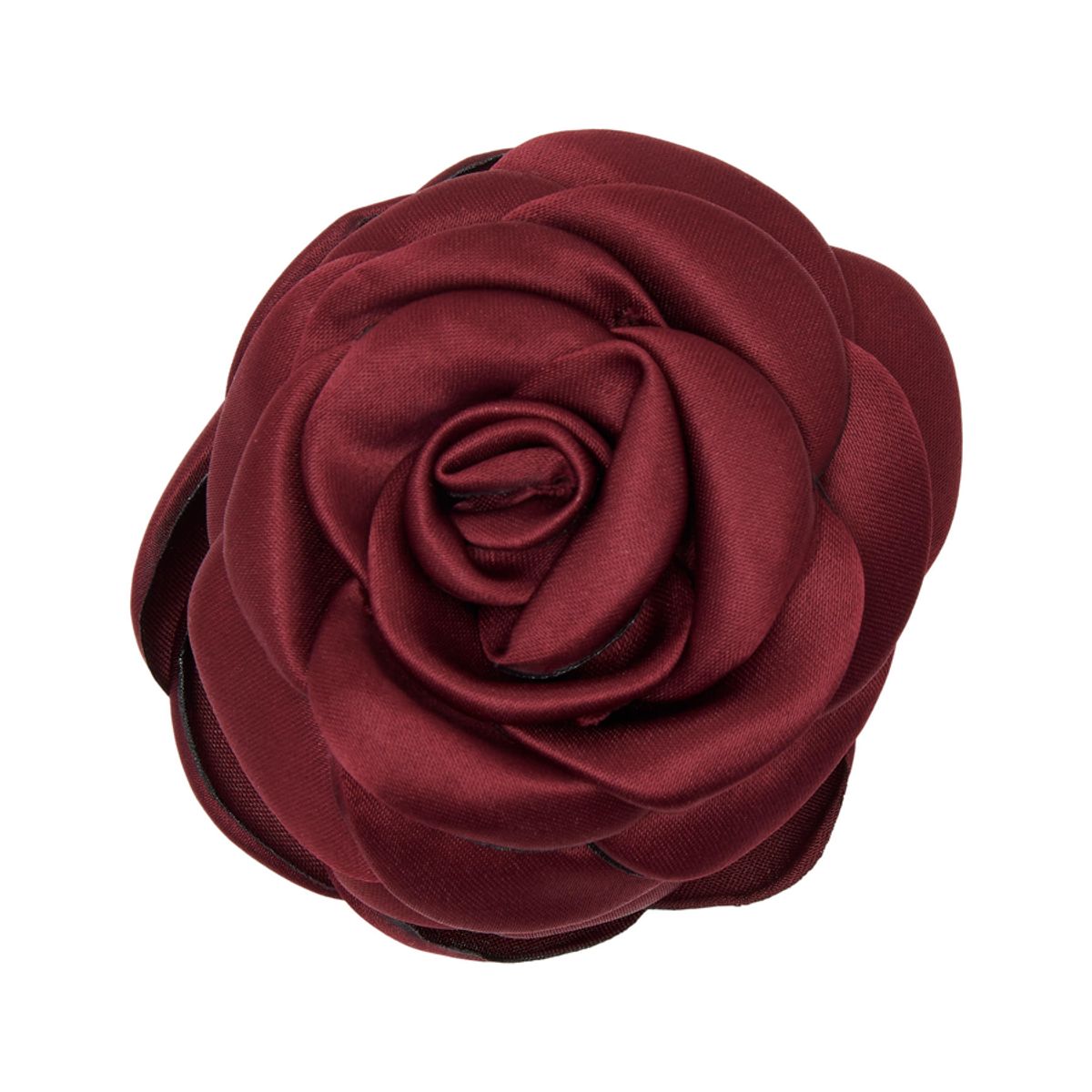 Small Satin Rose Claw - Bright Red