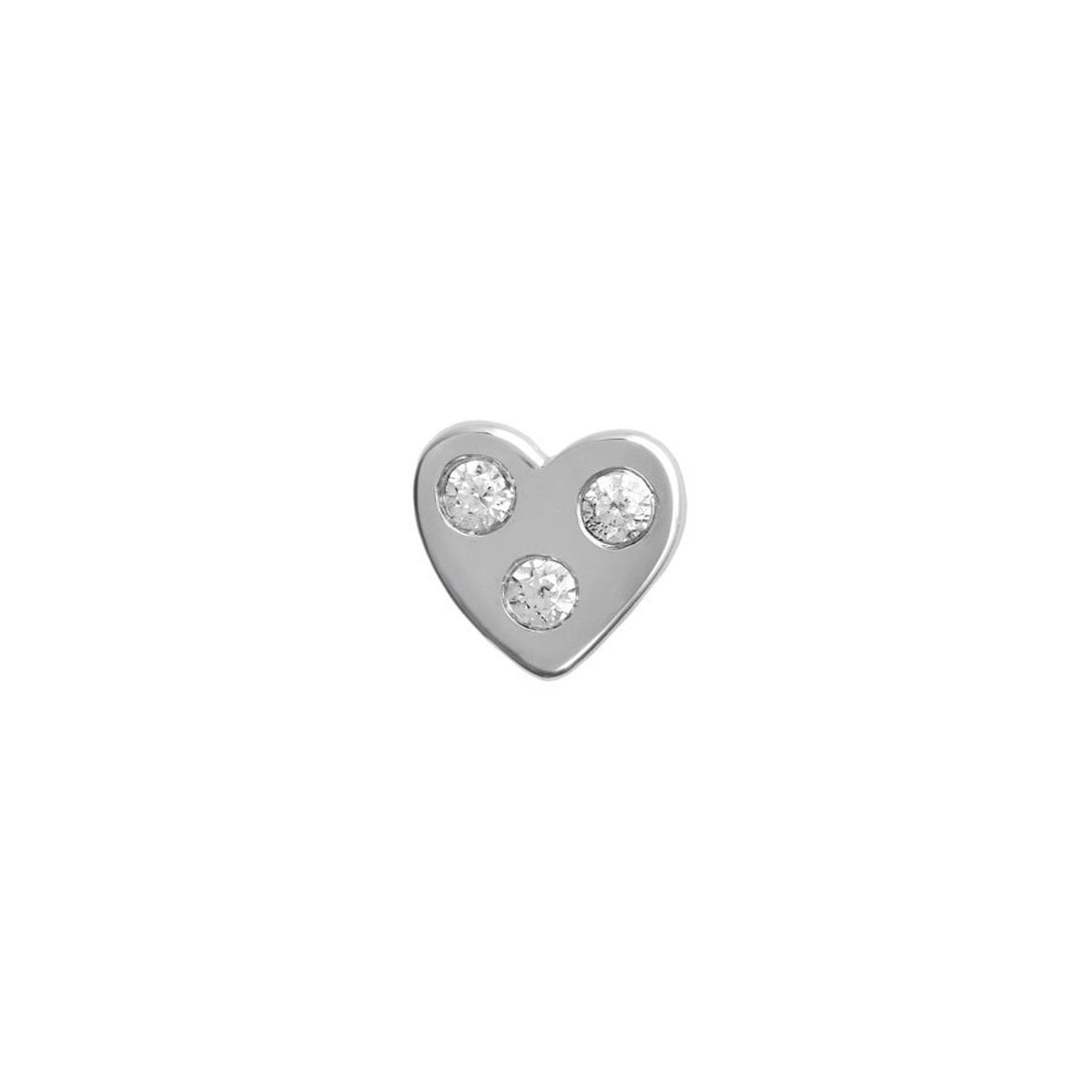 I Love Your Heart Earring Silver