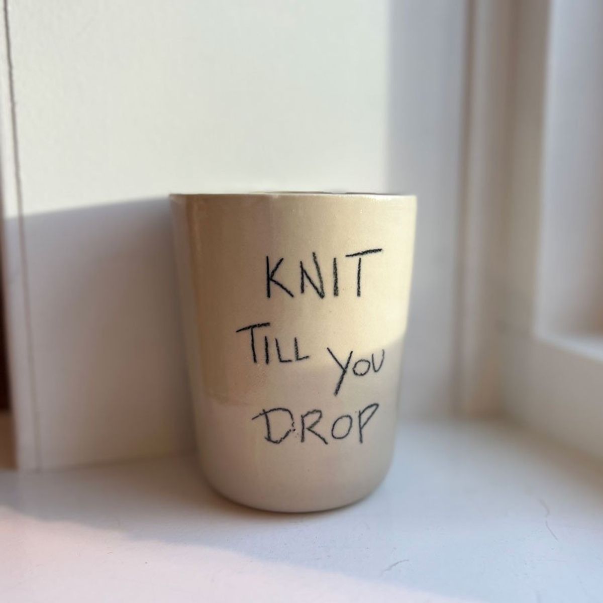 Knit Till You Drop Høj Kop