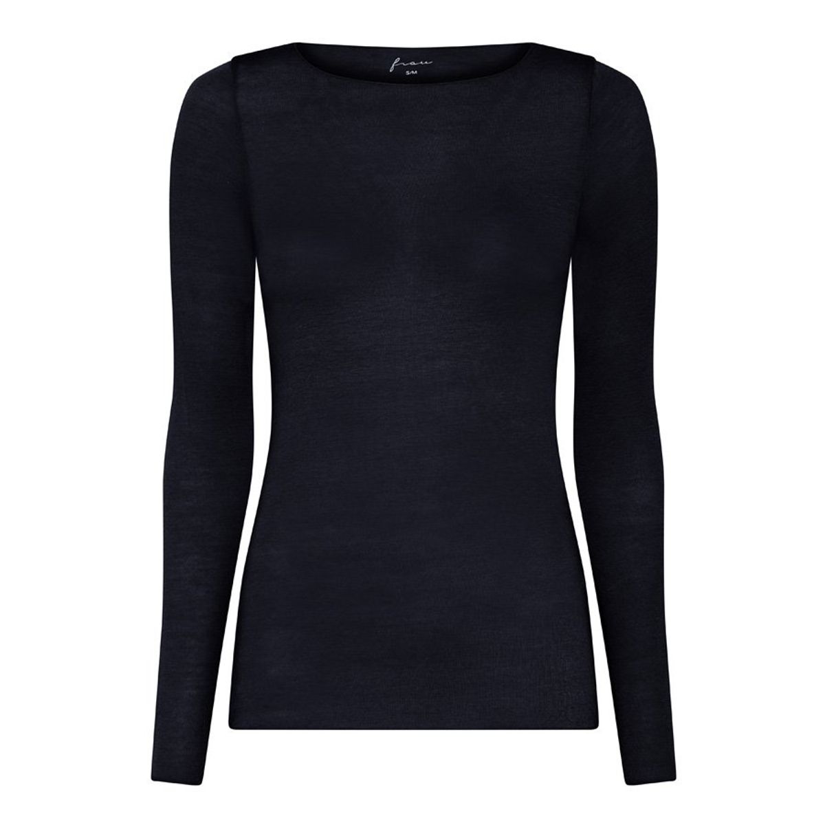 Lima Cashmere Ls Boatneck Top - Dark Navy, S/M