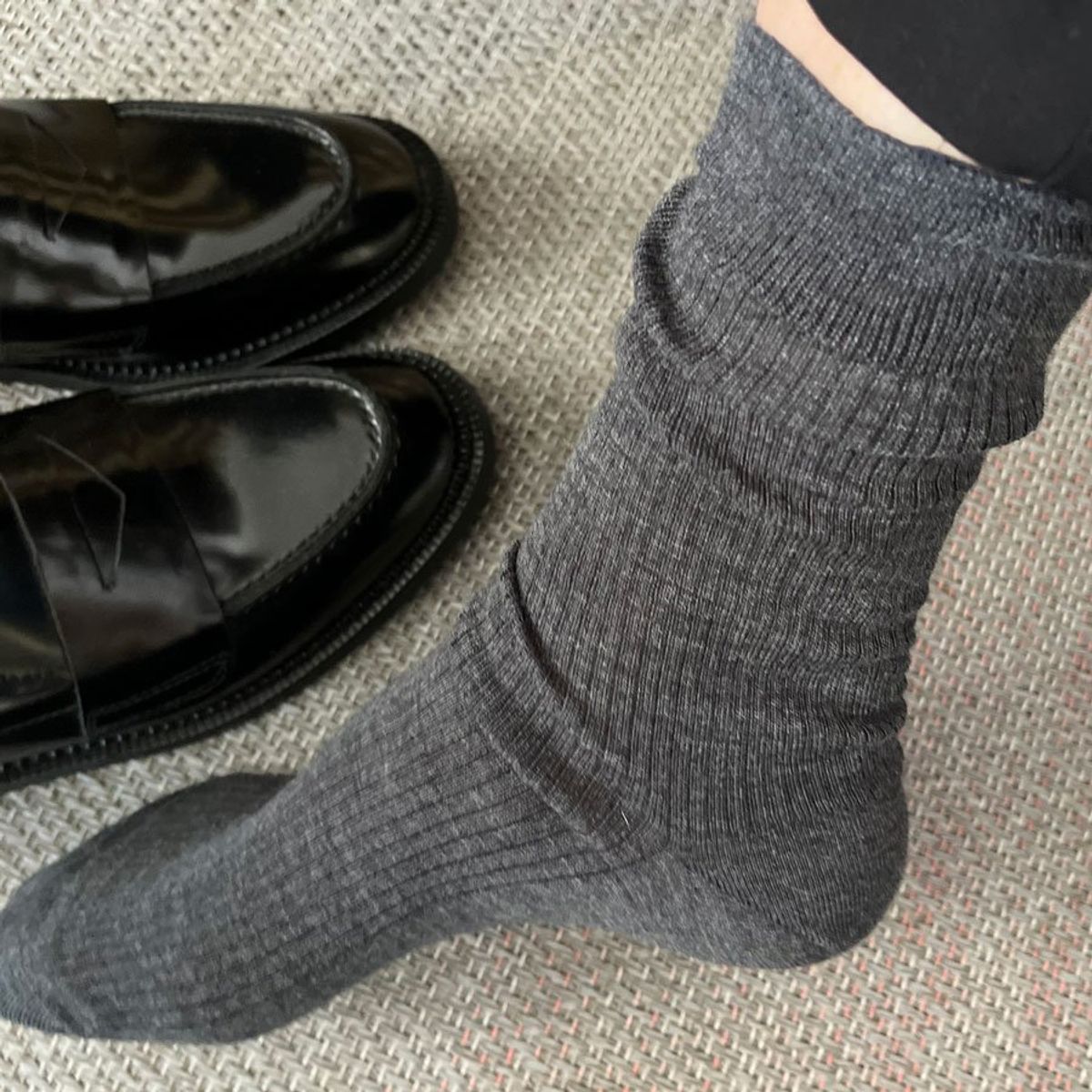 Merino Fine Strømper dark grey - 39/41