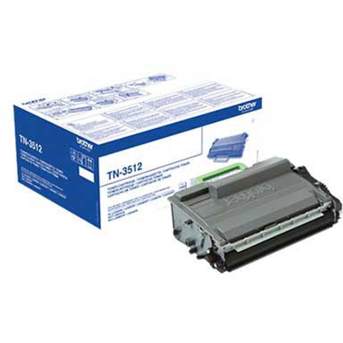 Brother TN-3512 Sort Lasertoner, 12.000 sider