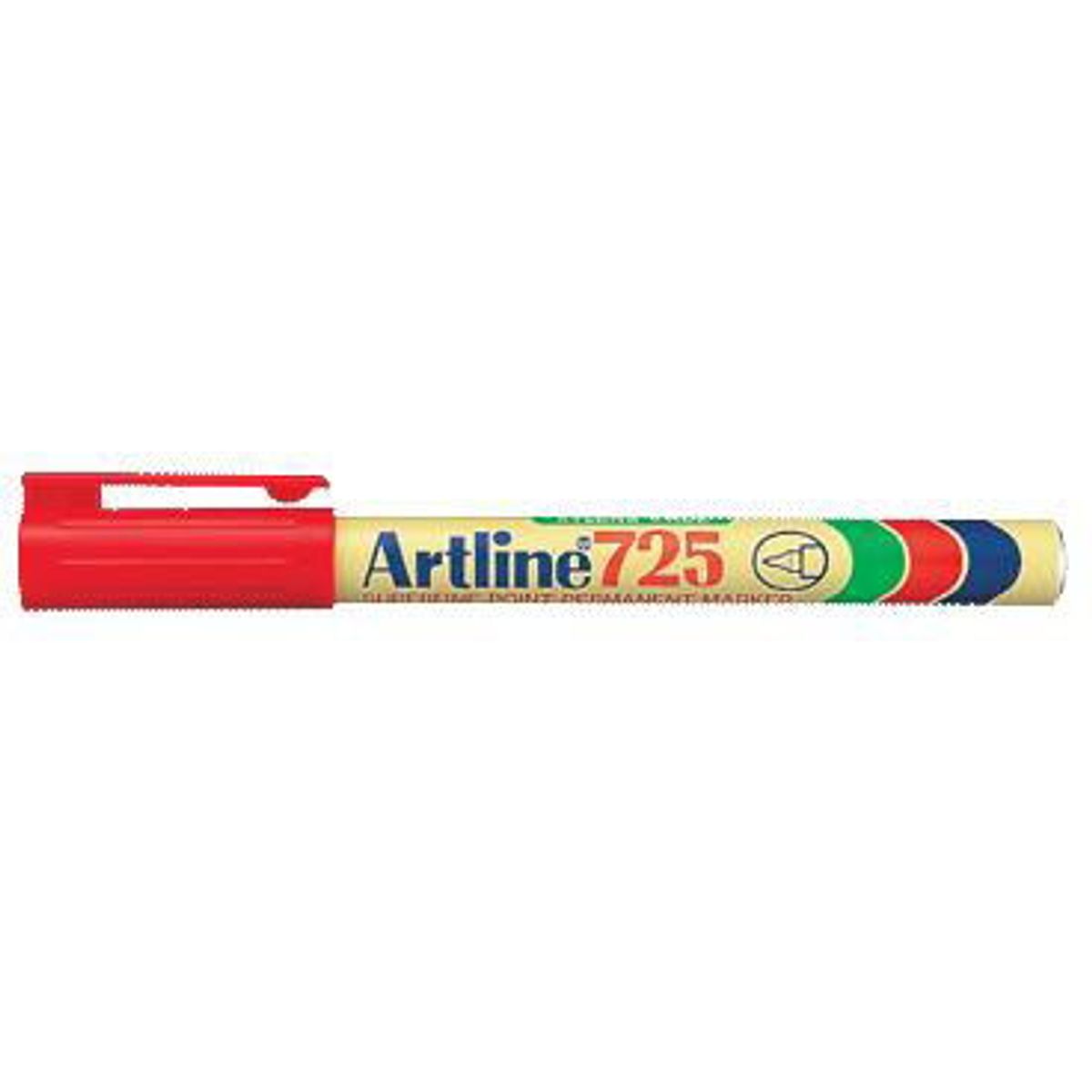 Artline 725 marker 0,4mm rød